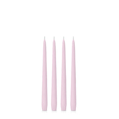 Pastel Pink 25cm Taper Candles - Pack of 96