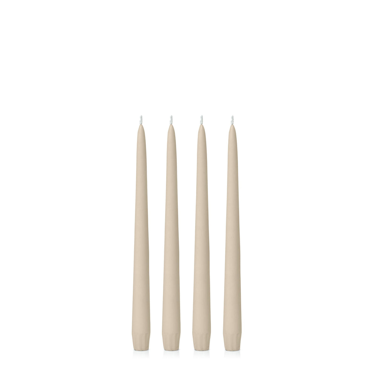 Sandstone 25cm Taper Candles - Pack of 96