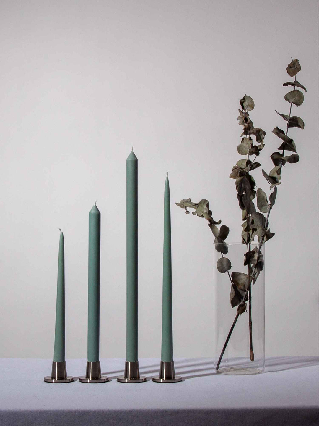 Sage Green 25cm Taper Candles - Pack of 96