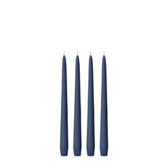 Sapphire 25cm Taper Candles Pack of 4