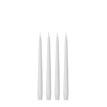 Stone 25cm Taper Candles - Pack of 96