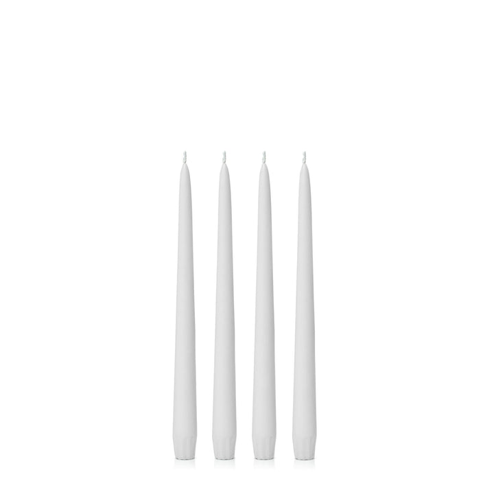 Stone 25cm Taper Candles - Pack of 96