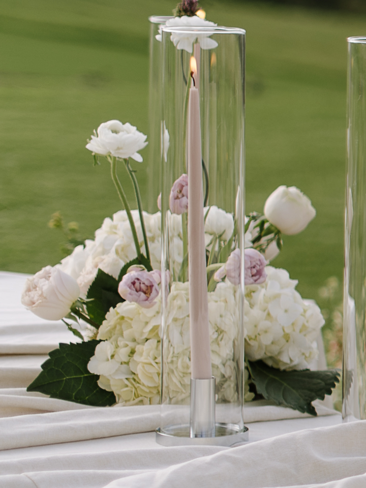 Vintage Blush 35cm Taper Candles