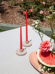 Watermelon 25cm Taper Candles Pack of 4