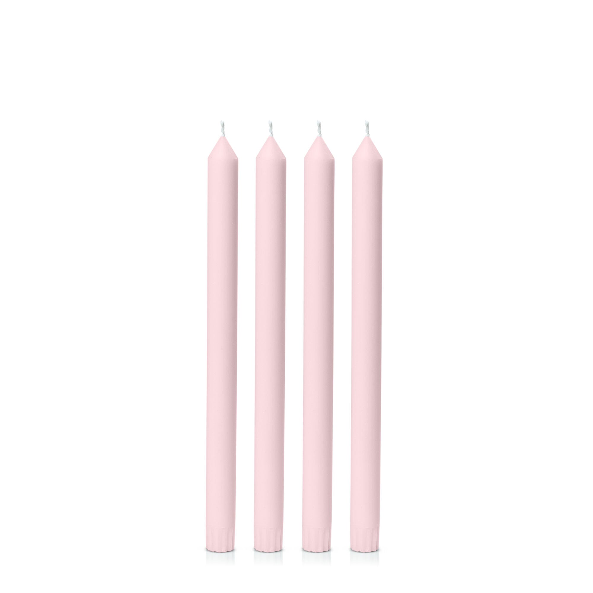 Blush Pink 30cm Dinner Candles Pack of 4