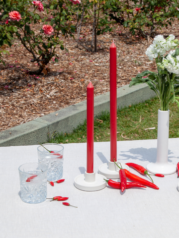 Chilli 30cm Dinner Candles - Pack of 96