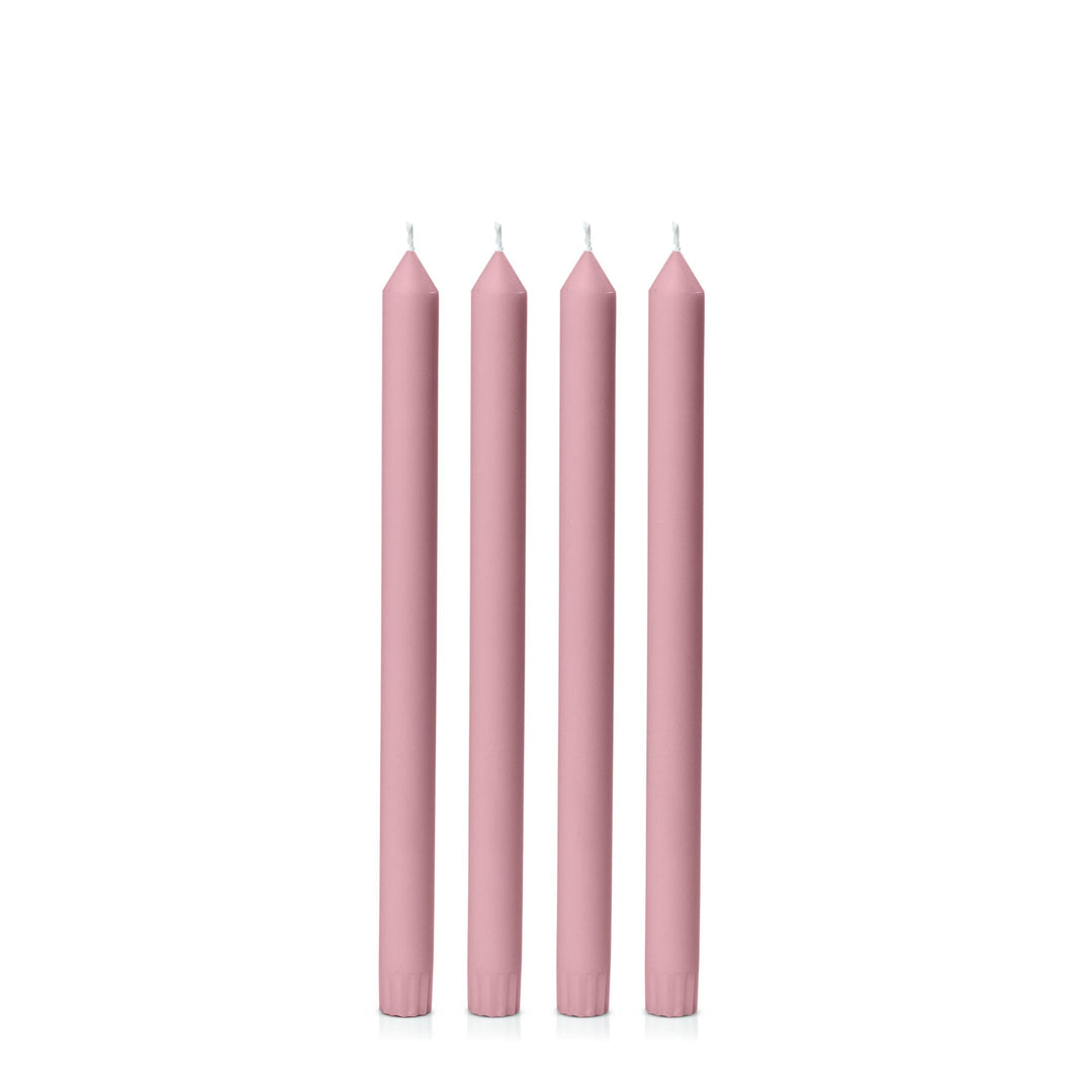 Dusty Pink 30cm Dinner Candles - Pack of 96