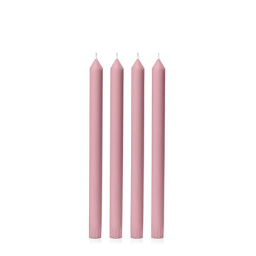 Dusty Pink 30cm Dinner Candles - Pack of 96