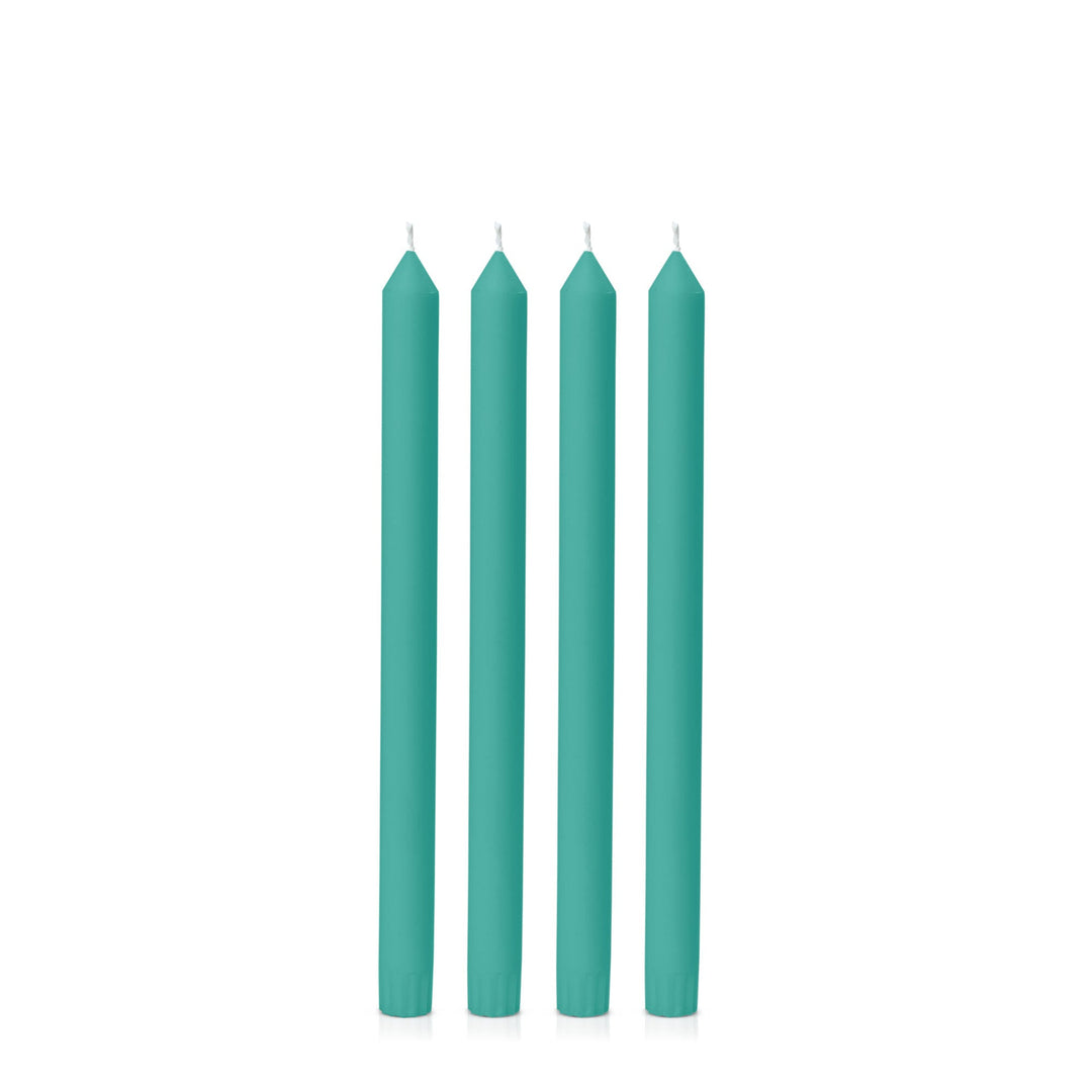 Emerald Green 30cm Dinner Candles - Pack of 96