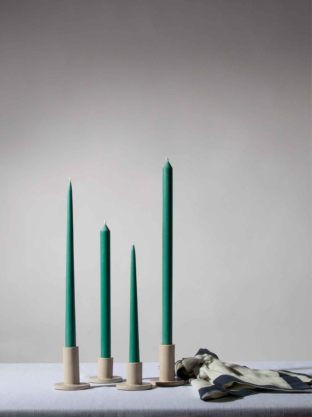 Emerald Green 30cm Dinner Candles - Pack of 96
