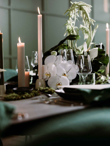 Emerald Green 30cm Dinner Candles Pack of 4