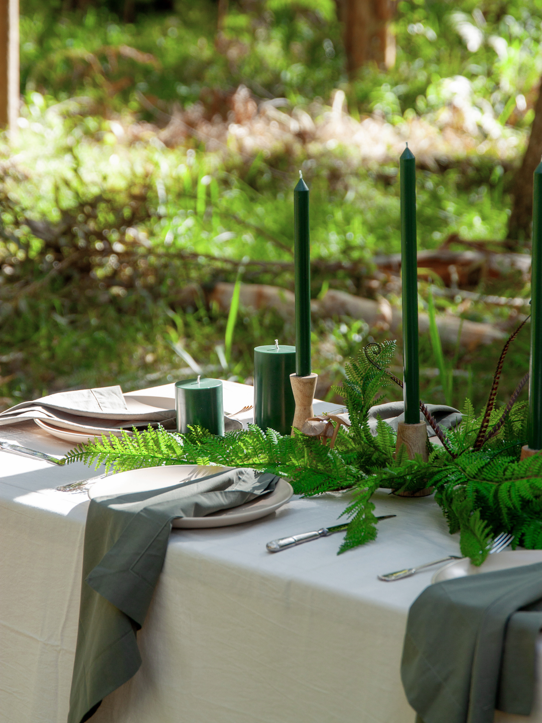 Forest 30cm Dinner Candles - Pack of 96