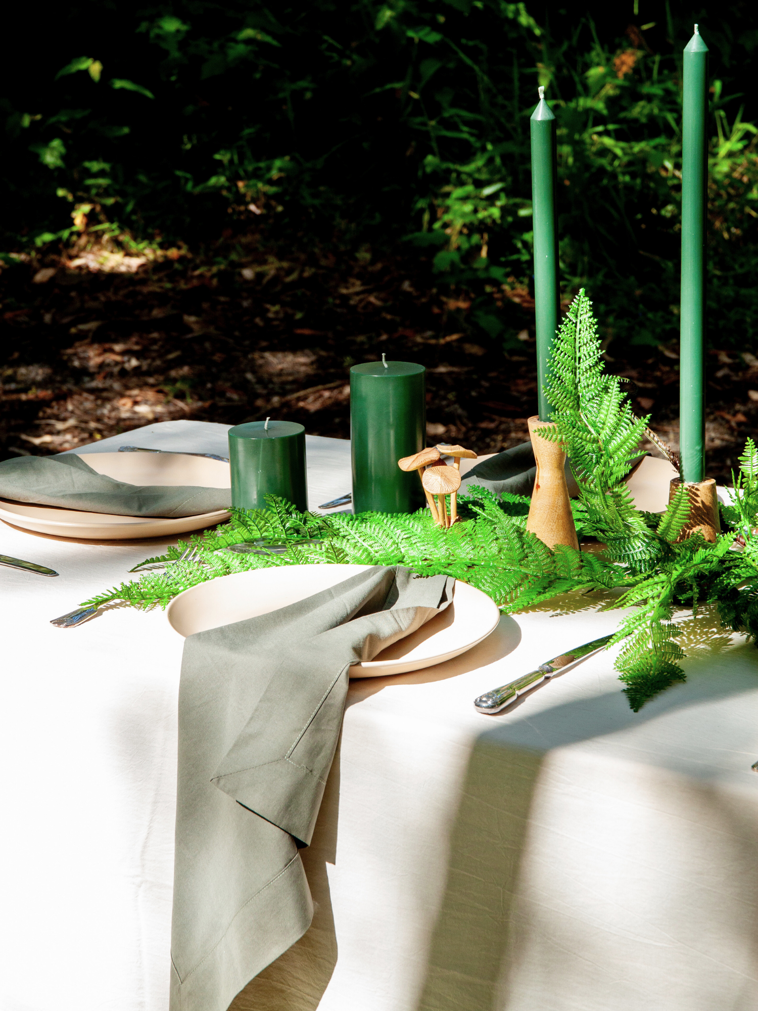 Forest 30cm Dinner Candles