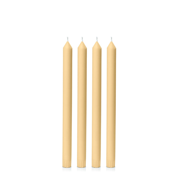 Gold 30cm Dinner Candles - Pack of 96