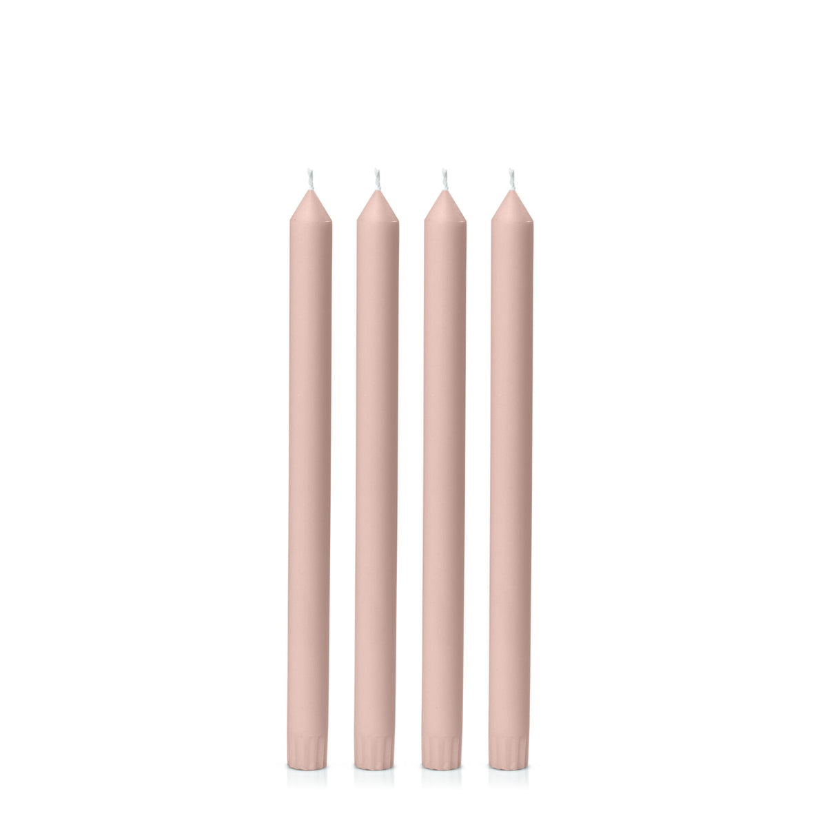 Heritage Rose 30cm Dinner Candles Pack of 4