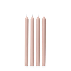 Heritage Rose 30cm Dinner Candles Pack of 4