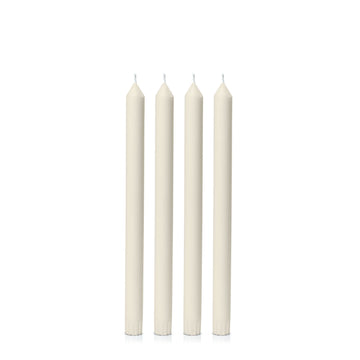 Ivory 30cm Dinner Candles - Pack of 96