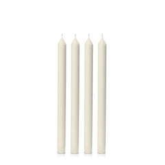 Ivory 30cm Dinner Candles Pack of 4