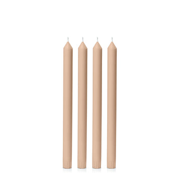 Latte 30cm Dinner Candles - Pack of 96