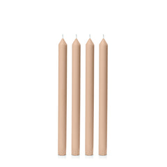 Latte 30cm Dinner Candles Pack of 4