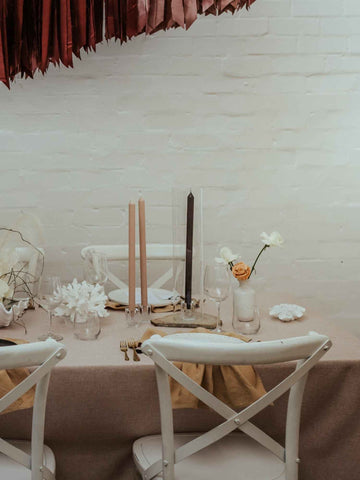 Latte 30cm Dinner Candles - Pack of 96