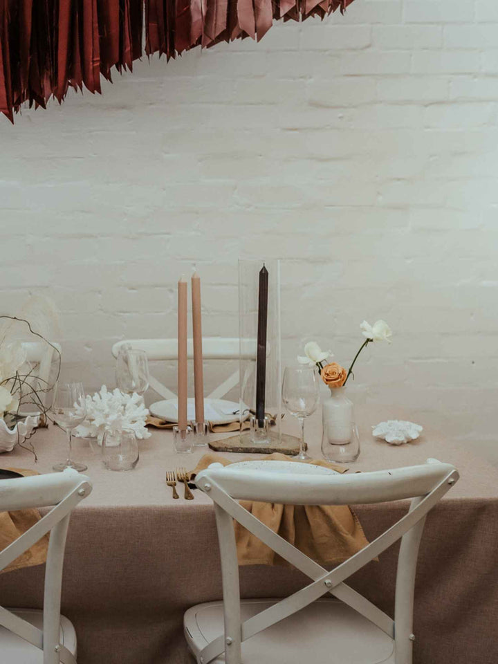 Latte 30cm Dinner Candles - Pack of 96