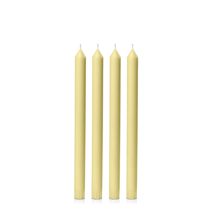 Lemon 30cm Dinner Candles - Pack of 96