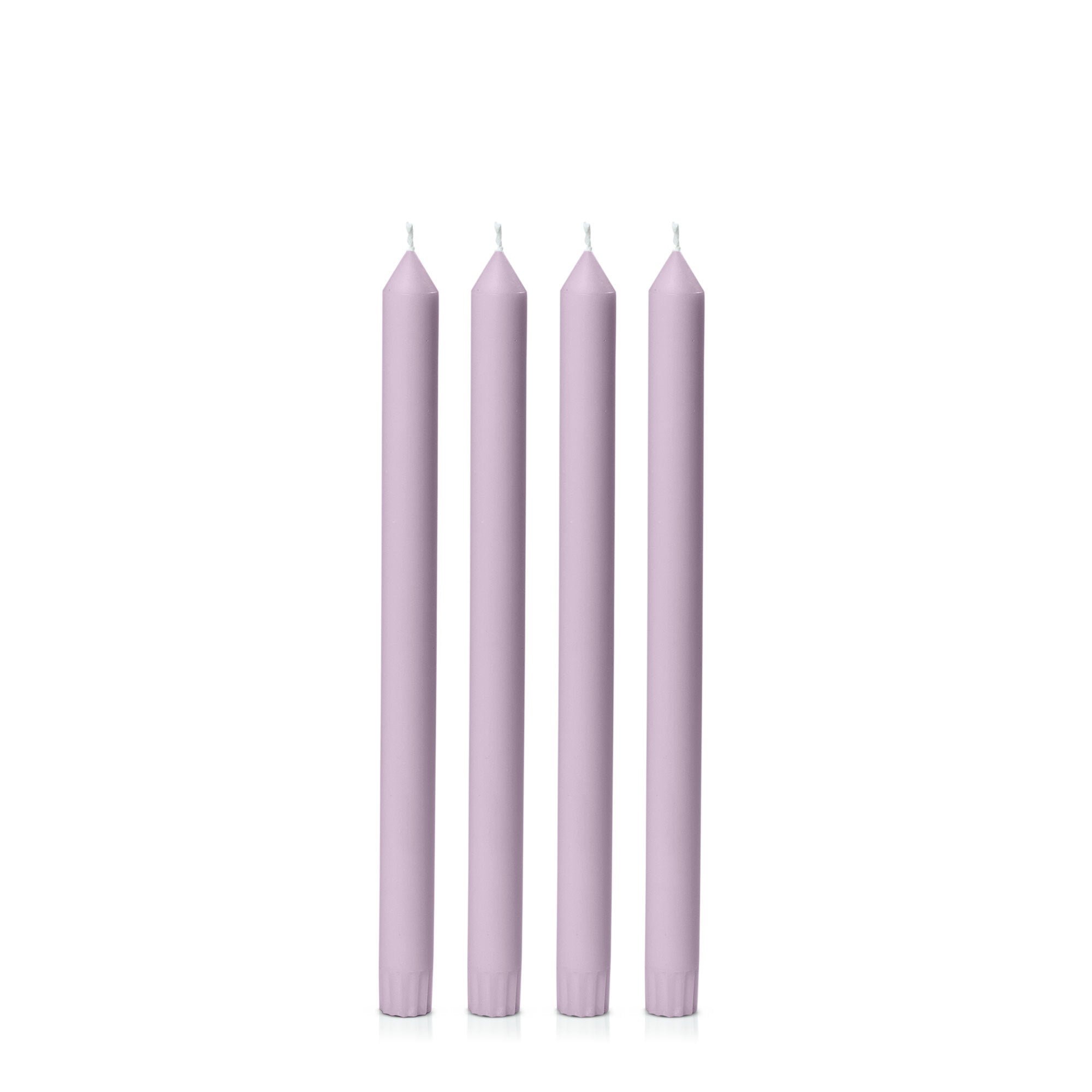 Lilac 30cm Dinner Candles Pack of 4