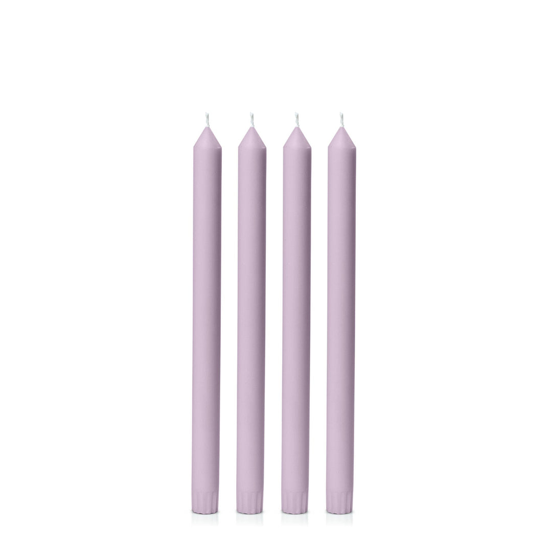 Lilac 30cm Dinner Candles - Pack of 96
