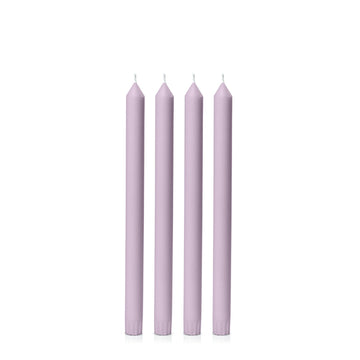 Lilac 30cm Dinner Candles - Pack of 96