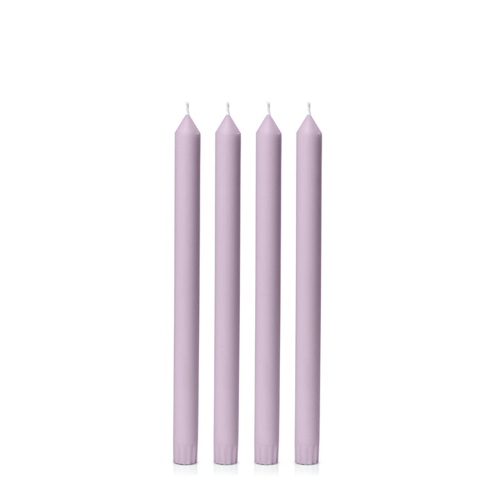 Lilac 30cm Dinner Candles - Pack of 96