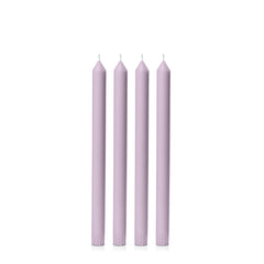 Lilac 30cm Dinner Candles - Pack of 96