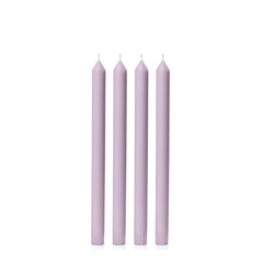 Lilac 30cm Dinner Candles Pack of 4