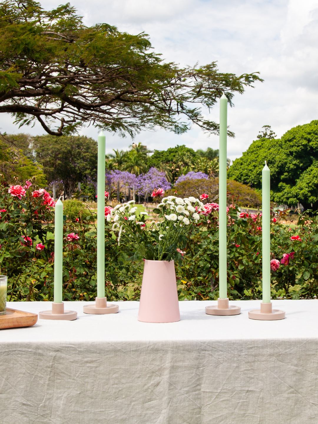 Matcha 30cm Dinner Candles - Pack of 96