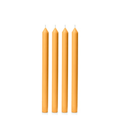 Orange 30cm Dinner Candles - Pack of 96