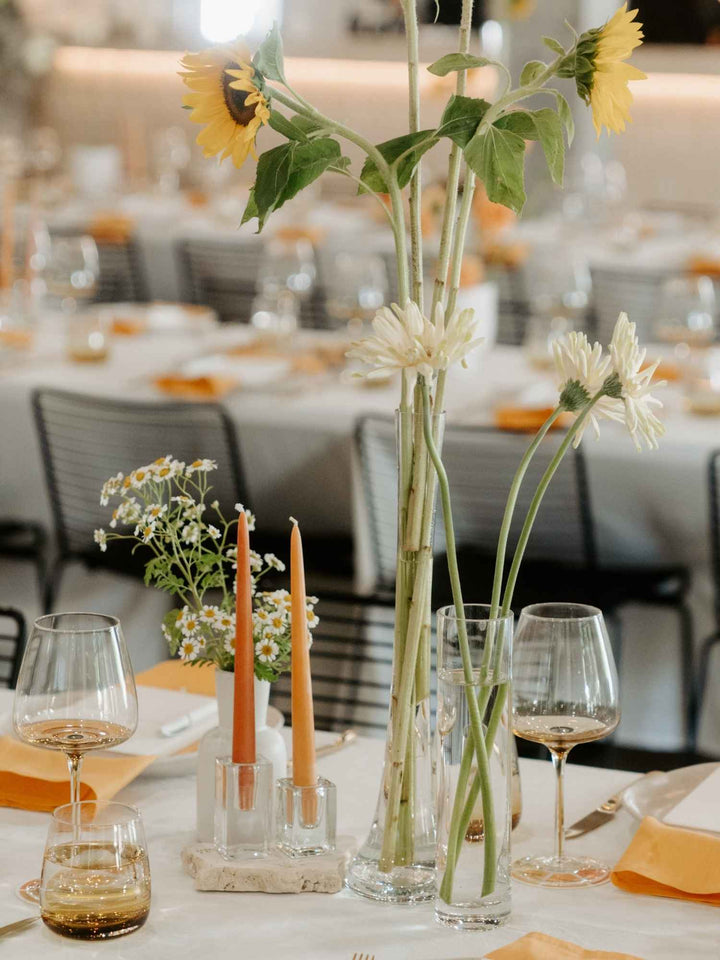 Orange 30cm Dinner Candles - Pack of 96