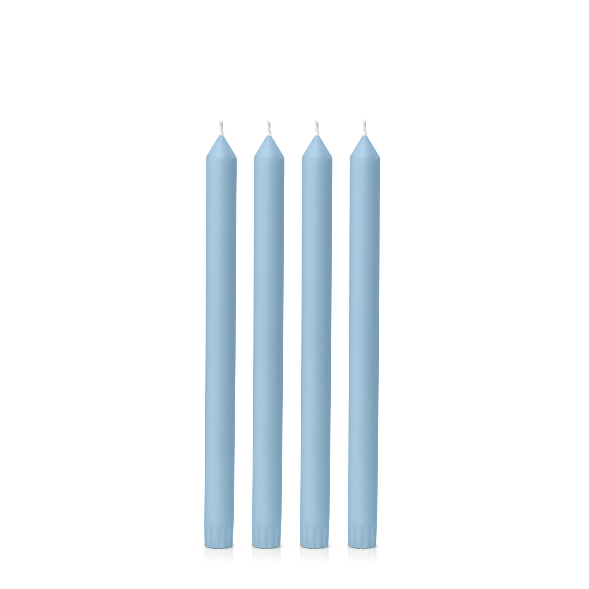 Pastel Blue 30cm Dinner Candles - Pack of 96
