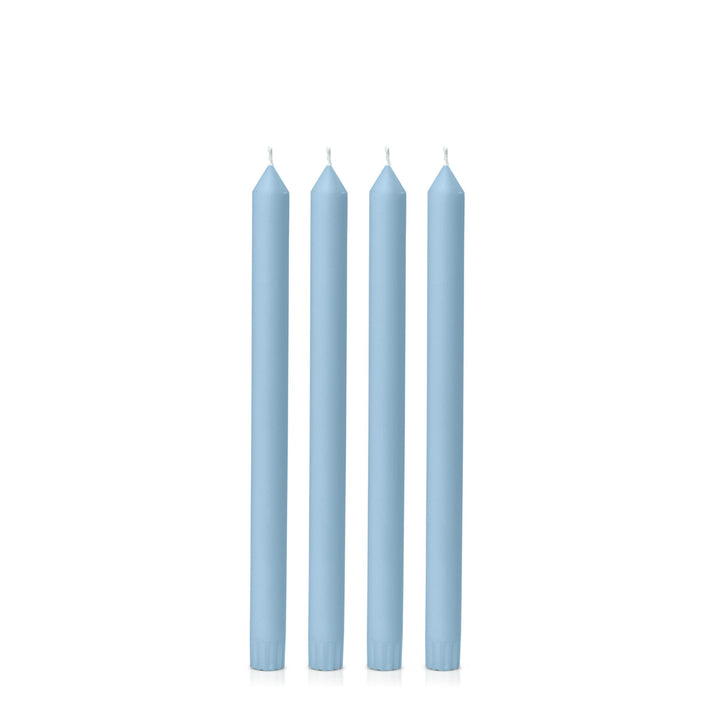Pastel Blue 30cm Dinner Candles - Pack of 96