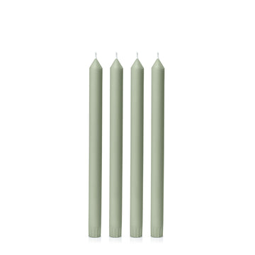 Pale Eucalypt 30cm Dinner Candles - Pack of 96
