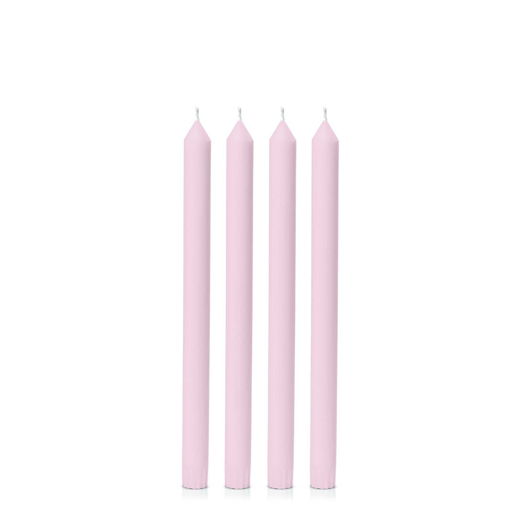 Pastel Pink 30cm Dinner Candles Pack of 4