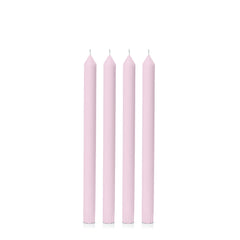 Pastel Pink 30cm Dinner Candles Pack of 4
