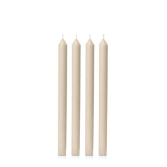 Sandstone 30cm Dinner Candles - Pack of 96