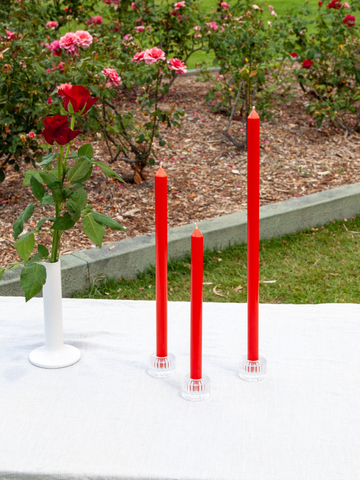 Scarlet 30cm Dinner Candles - Pack of 96