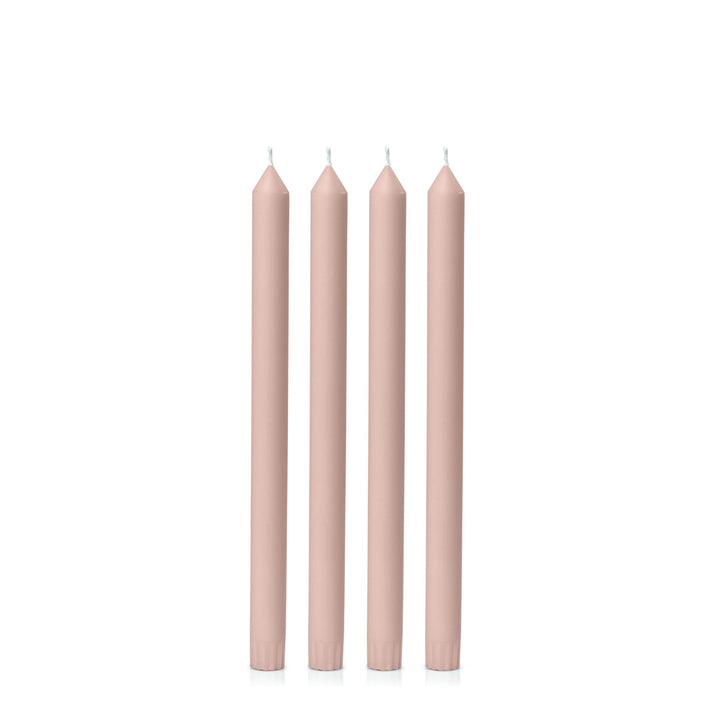 Vintage Blush 30cm Dinner Candles - Pack of 96