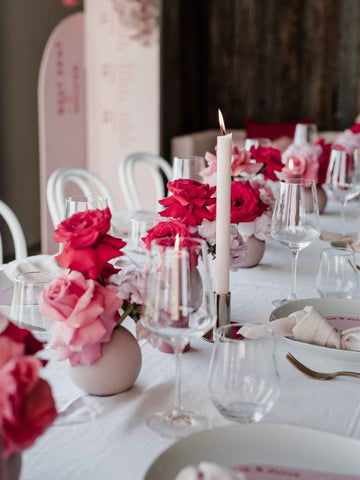 Vintage Blush 30cm Dinner Candles - Pack of 96