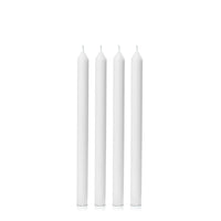 White 30cm Dinner Candles - Pack of 96