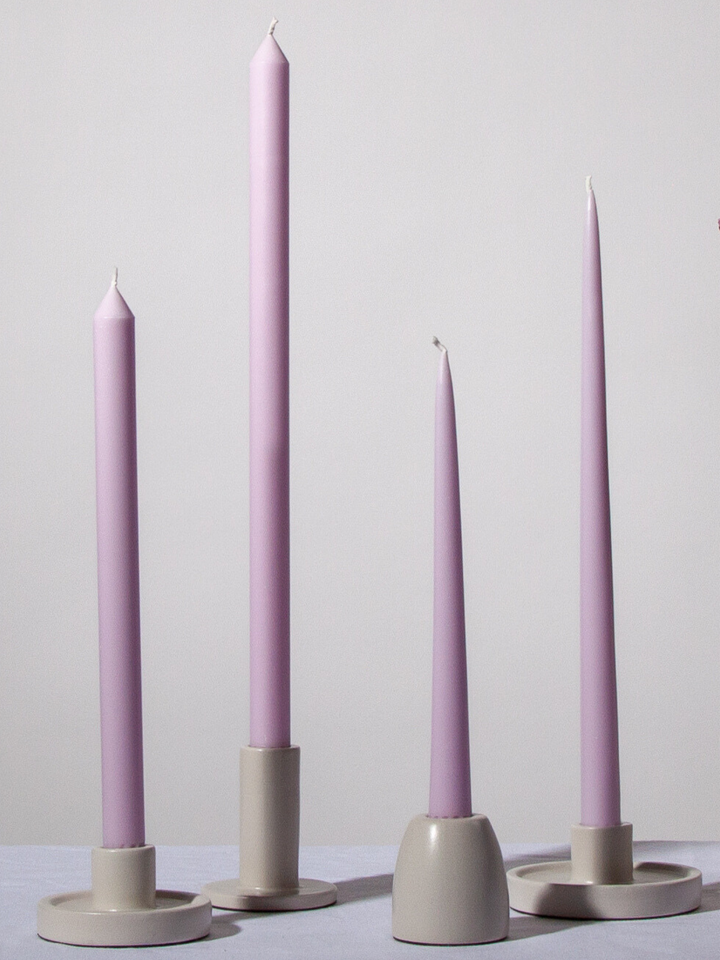 Lilac 30cm Dinner Candles - Pack of 96