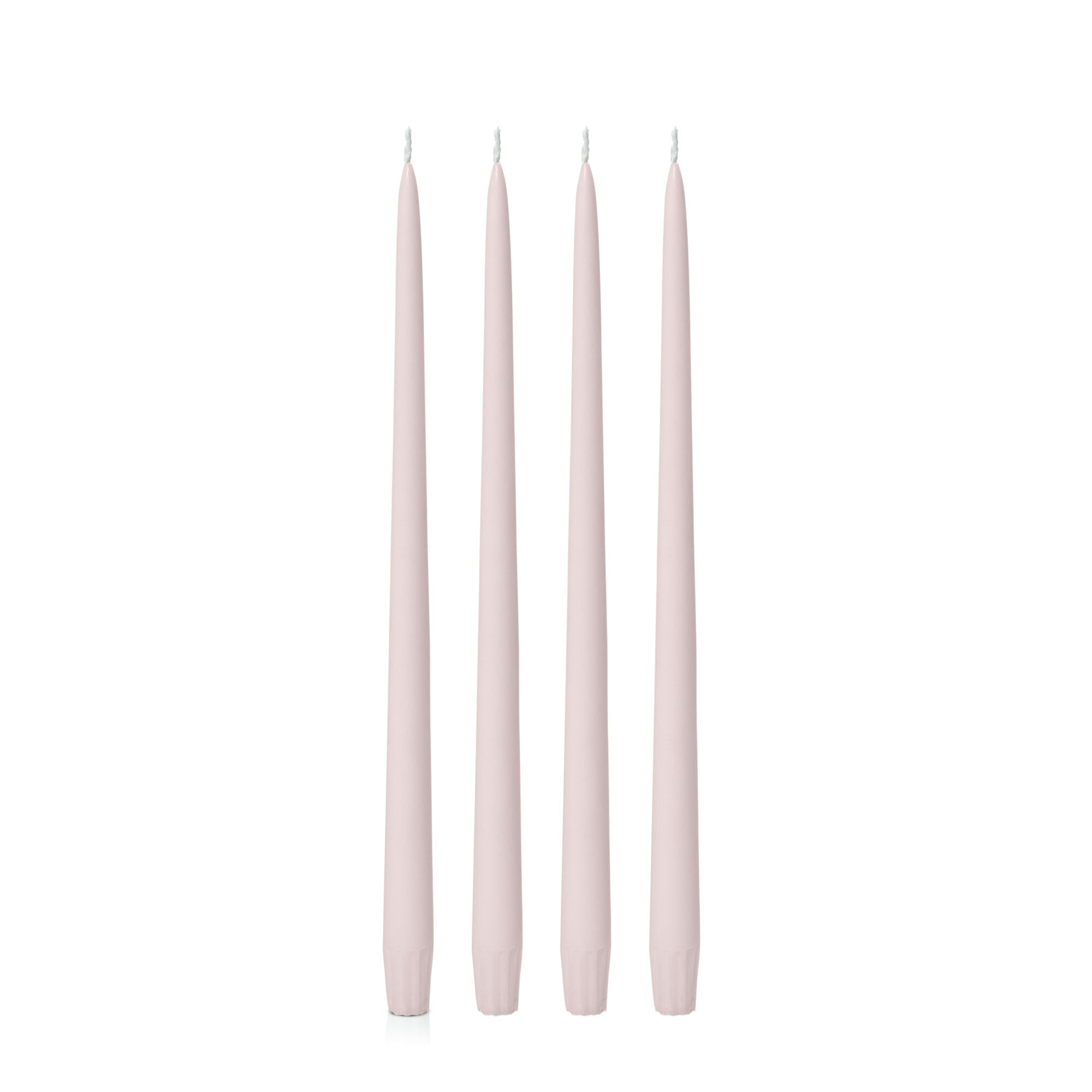 Antique Pink 35cm Taper Candles Pack of 4