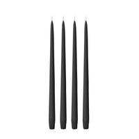 Black 35cm Taper Candles