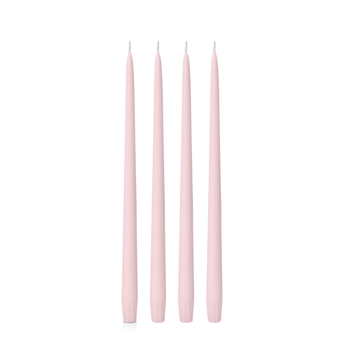 Blush Pink 35cm Taper Candles Pack of 4